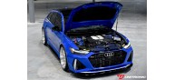 Unitronic Blue Carbon Kevlar Carbon Fiber Intake & Turbo Inlets for C8 RS6/RS7